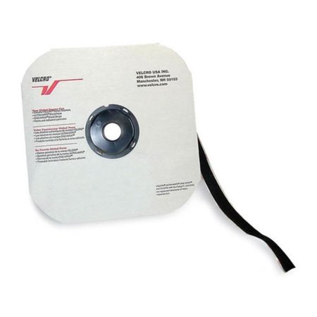 VELCRO BRAND cloth hook and eye 0.75 in. x 900 in. Sticky Back Hook Fastener, Black VEK90916